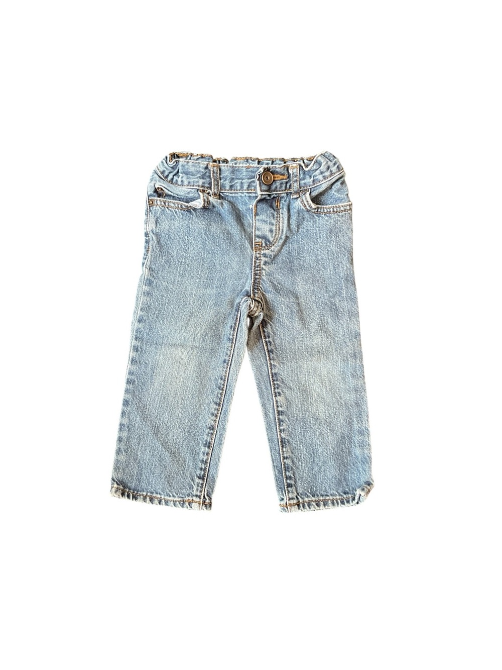The Children's Place Light Blue Denim Jeans - Straight Leg